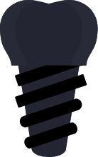 Dental implant icon