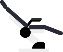 Dental chair icon